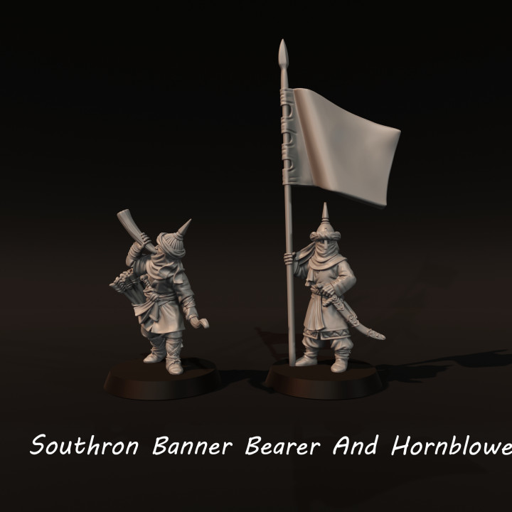 Southron Banner Bearer and Hornblower image