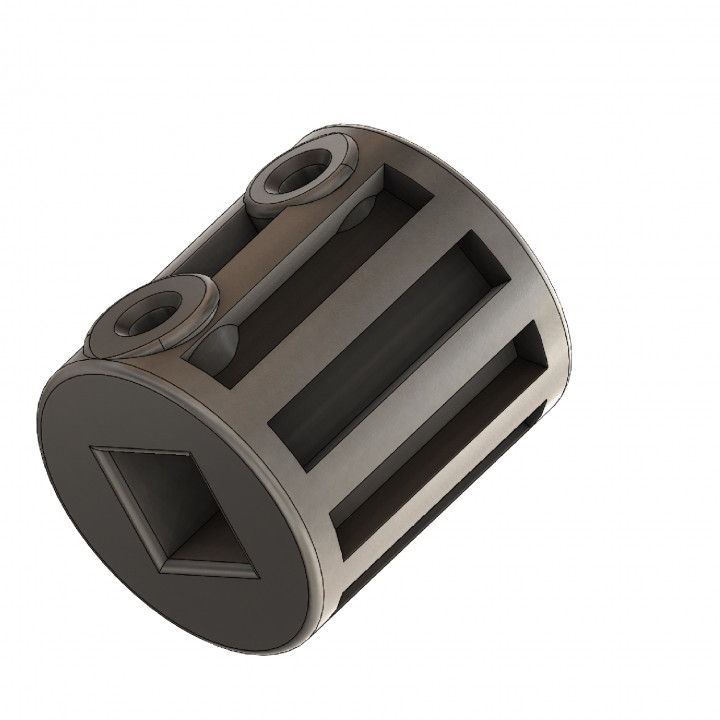 Adapter 1/4 square to 1/4 hex bit image