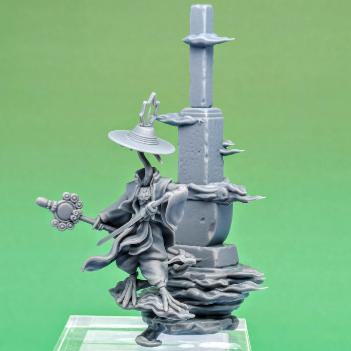 Cranefolk Mystic Swordsman - LiuYi, Feixian Warrior (Pre-Supported) image