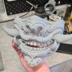 Picture of print of Oni mask 1