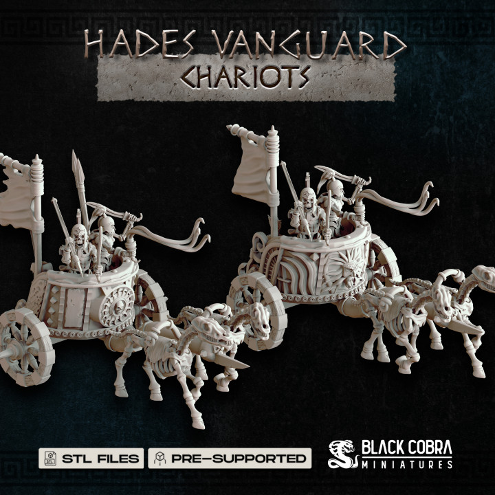 3D Printable Chariots of Hades by BlackCobraMiniatures