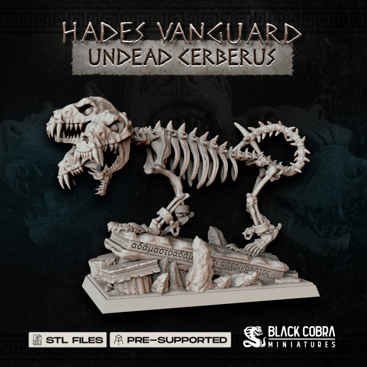 3D Printable Cerberus - HAdes Vanguard - by BlackCobraMiniatures