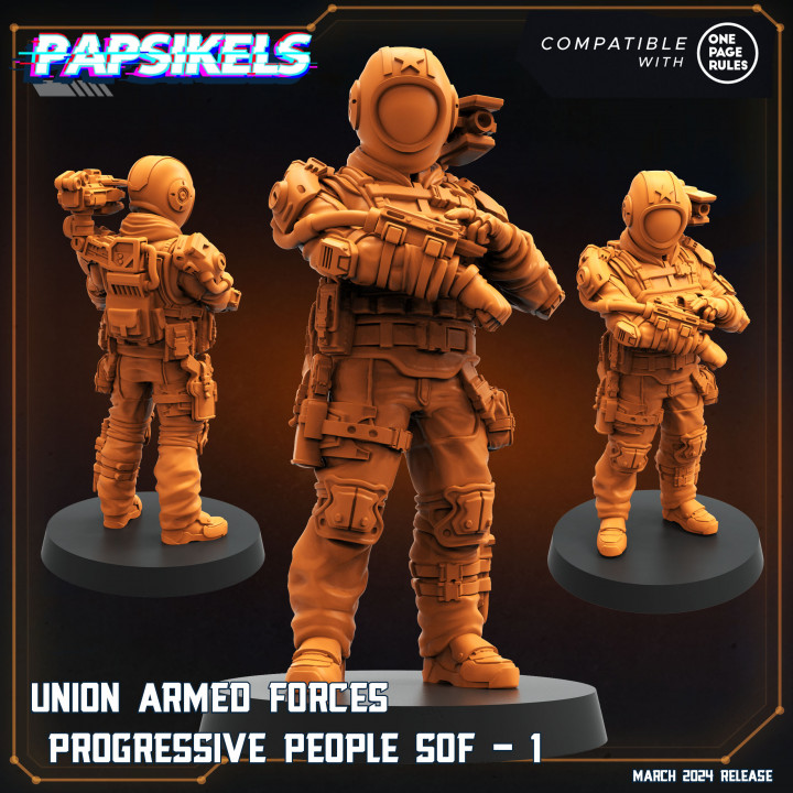 UNION PROGRESSIVE PEOPLES SPECIAL OPERATION FORCES SET 1 image