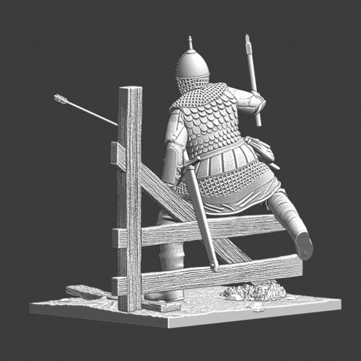 Medieval Kievan Rus jumping fence - Wargaming image