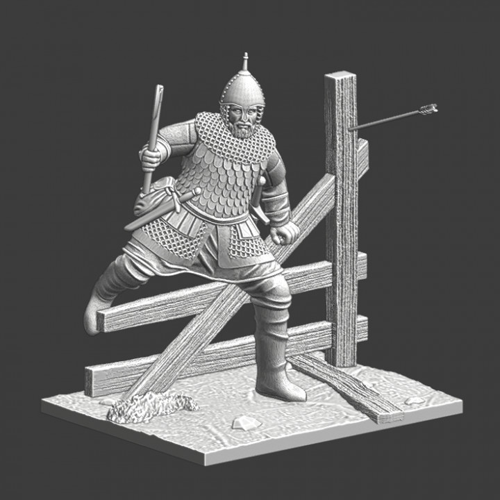Medieval Kievan Rus jumping fence - Wargaming image