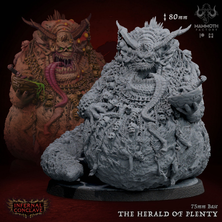 3D Printable The Herald of Plenty - Demon by Mammoth Factory