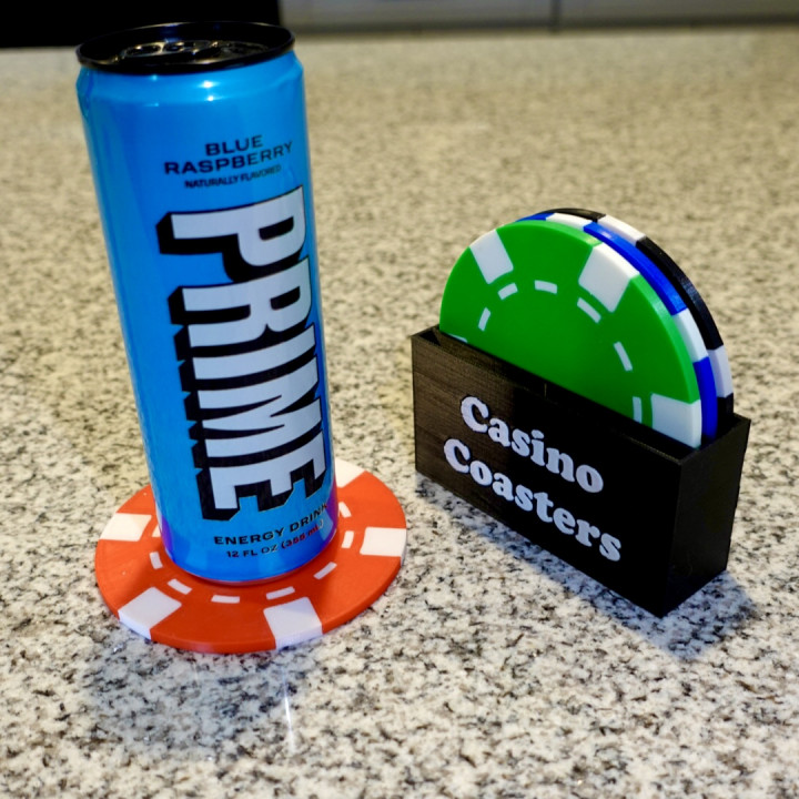 Casino Coasters (Drink Coaster Set) image