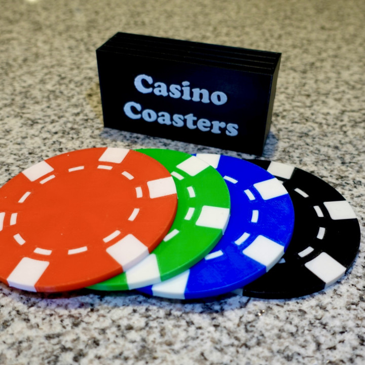 Casino Coasters (Drink Coaster Set) image