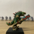 Lizardmen - Spined Iguanisaur Warriors with Clubs print image