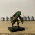 Lizardmen - Spined Iguanisaur Warriors with Clubs print image