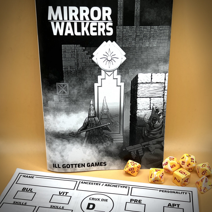 Mirror Walkers (a CRUX Roleplaying Game)'s Cover