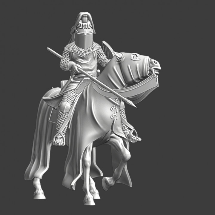 3D Printable Medieval Knight with crested helmet -STL Model by Northern ...