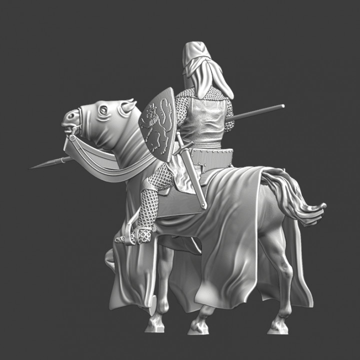 3D Printable Medieval Knight with crested helmet -STL Model by Northern ...