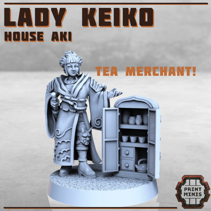 Lady Keiko - House Aki (plus Tea Merchant variation) image