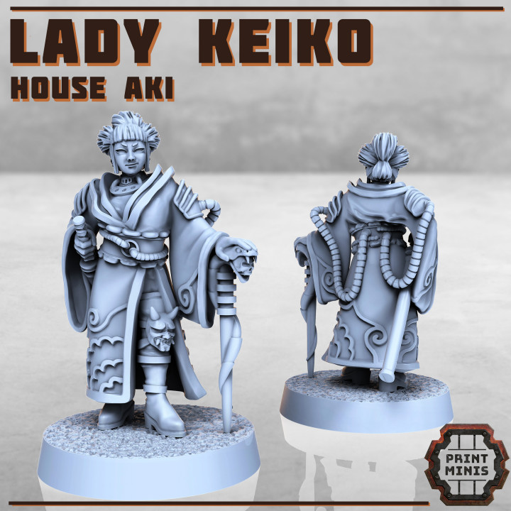 Lady Keiko - House Aki (plus Tea Merchant variation) image