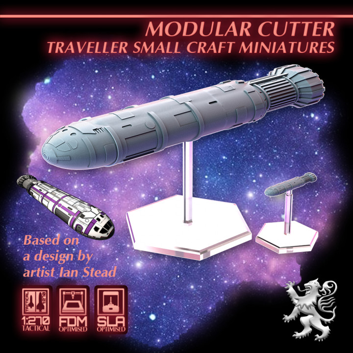 Ian Stead - Traveller Modular Cutter Miniature image