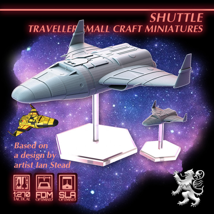 Ian Stead - Traveller Shuttle Miniature image