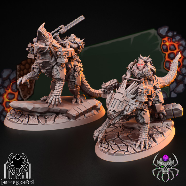 Flame Lizards Dragon Riders Squad (BuildKit)