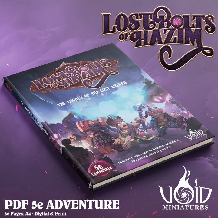 LBH -The Legacy of the Lost Wizard- 5e Adventure's Cover