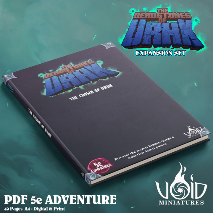 DSU -The Crown of Urhk- Expansion Set 5e Adventure's Cover