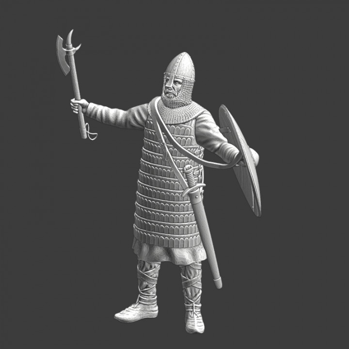 Early medieval crusader knight - Praying image