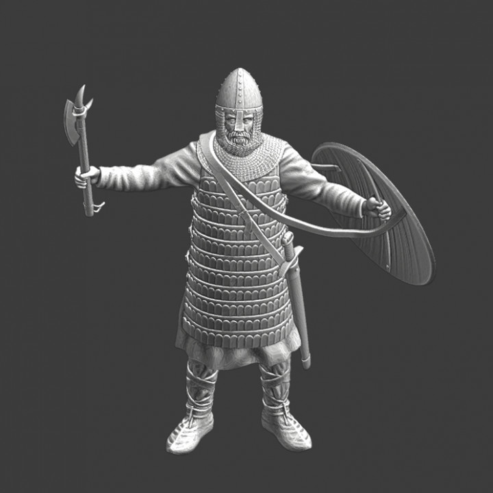 Early medieval crusader knight - Praying image