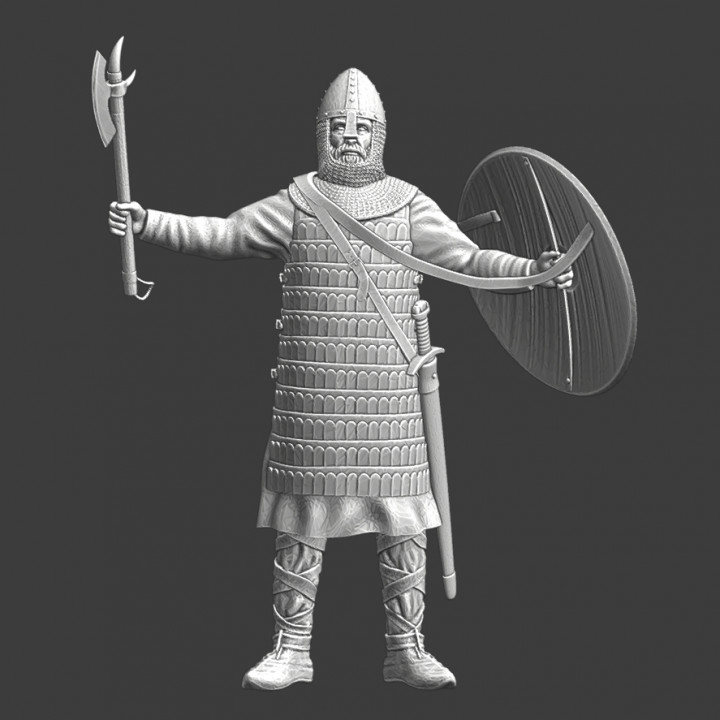 Early medieval crusader knight - Praying image