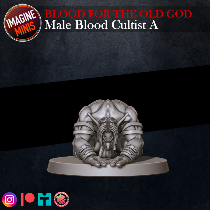 WP - Blood For The Old God - Male Blood Cultist A