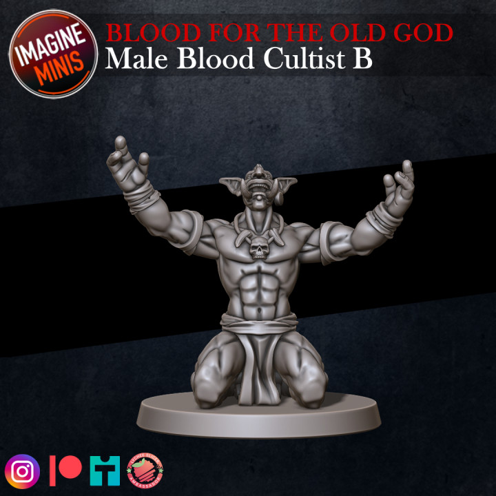 Blood For The Old God - Male Blood Cultist B image