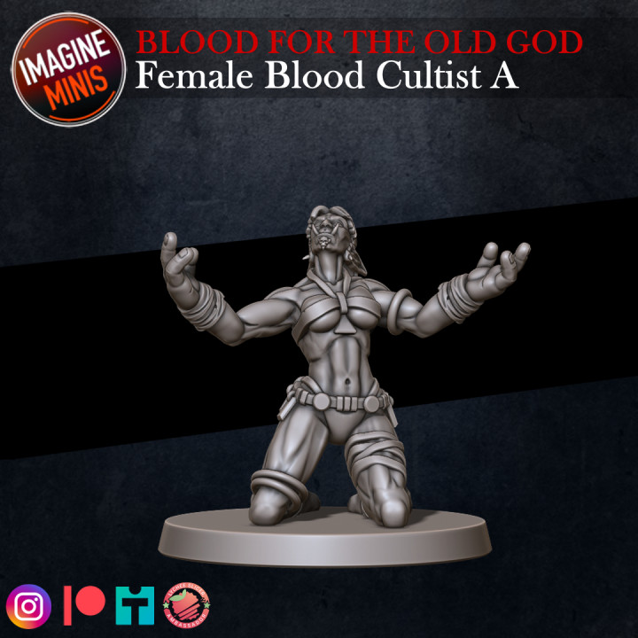 Blood For The Old God - Female Blood Cultist A