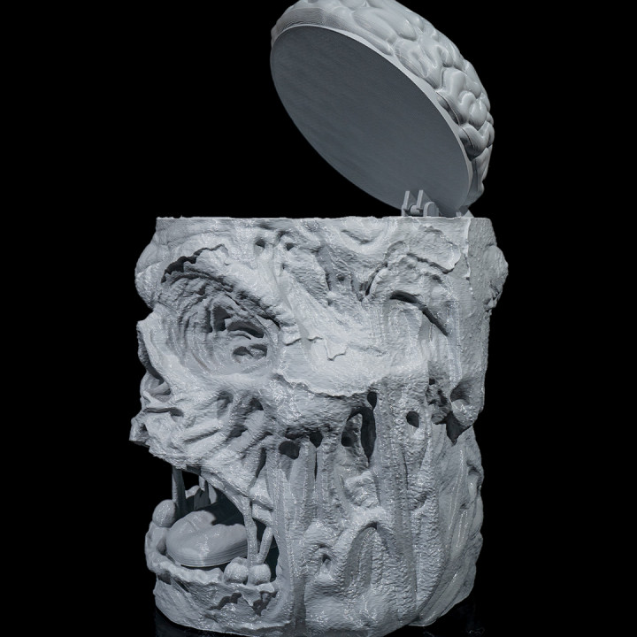3D Printable Zombie Cookie Jar by Stlflix