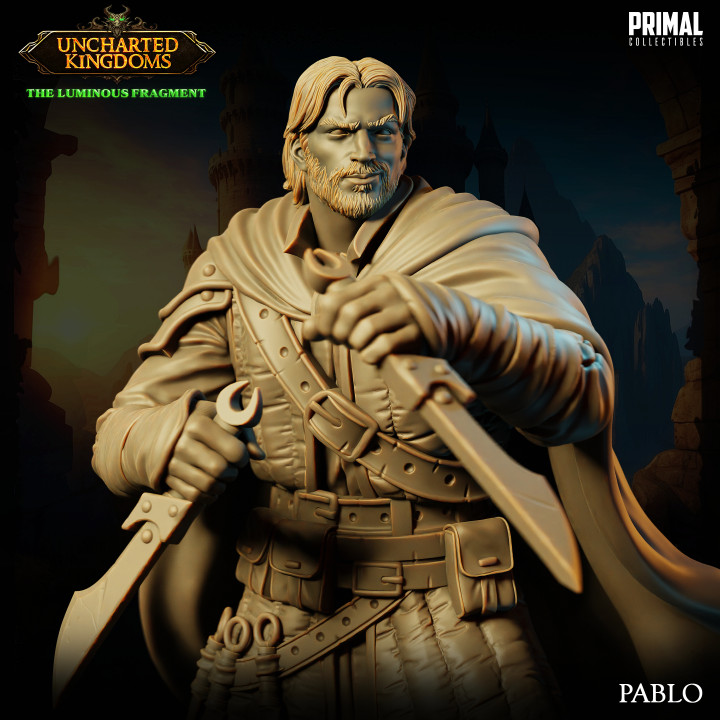 3D Printable Rogue - Pablo - April 2024 - Uncharted Kingdoms by PRIMAL ...