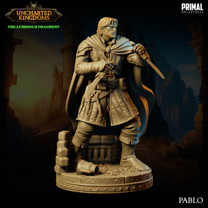 3D Printable Rogue - Pablo - April 2024 - Uncharted Kingdoms by PRIMAL ...