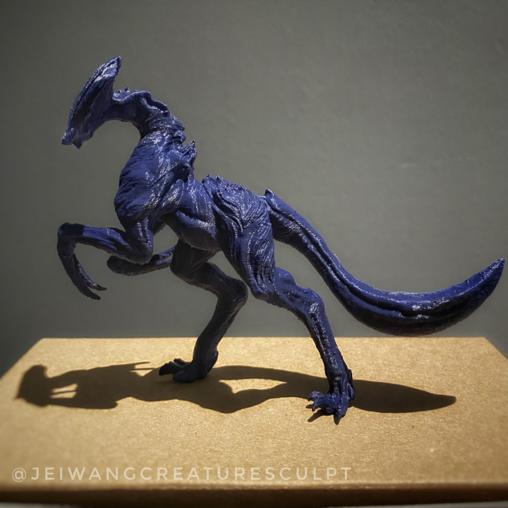 3D Printable Alien monster by Jei Wang