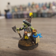 Picture of print of Steppe Goblin Hero - Highlands Miniatures