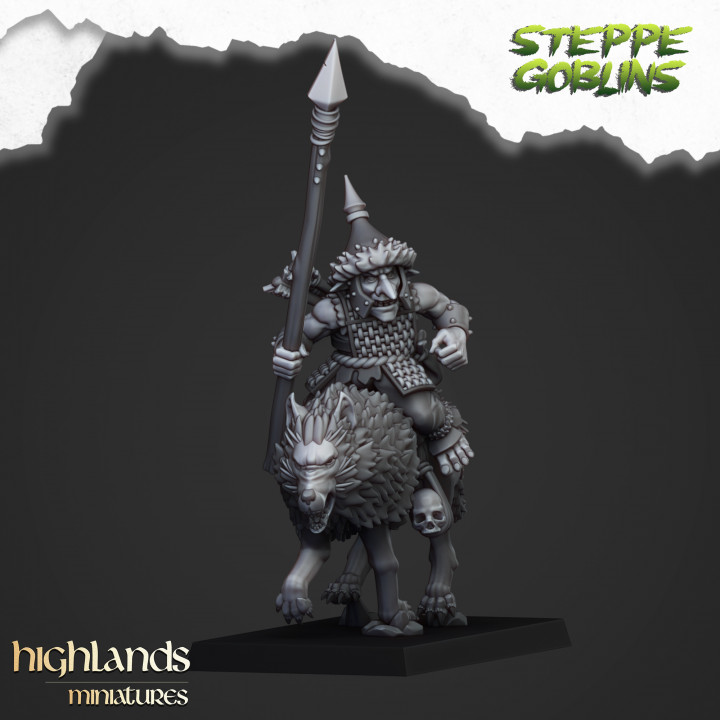Mounted Steppe Goblins - Highlands Miniatures image