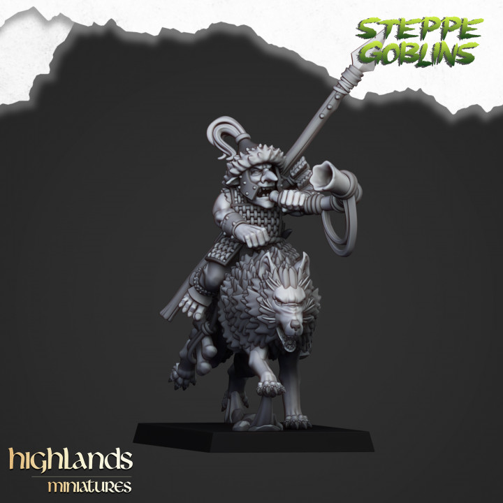 Mounted Steppe Goblins - Highlands Miniatures image