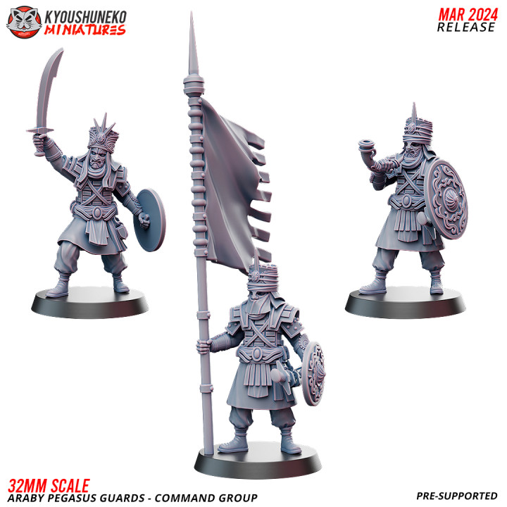 Araby Pegasus Guards Command Group