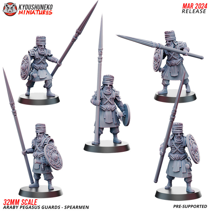 Araby Pegasus Guards Spearmen