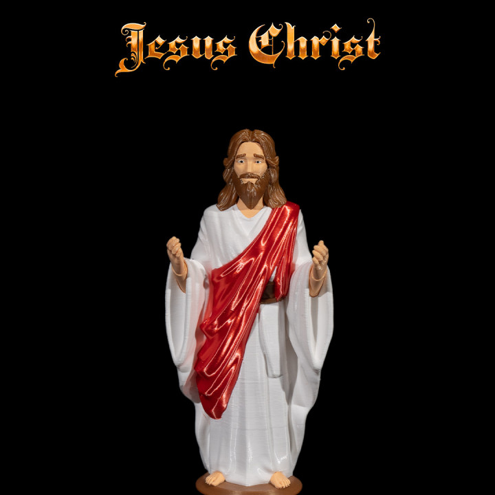 3D Printable Jesus Christ by Stlflix