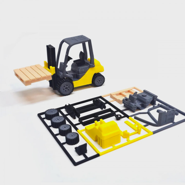 Forklift Kit Card with Palette