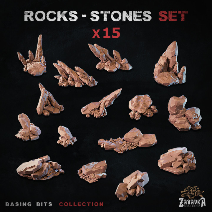 Rocks & Stones - Basing Bits image