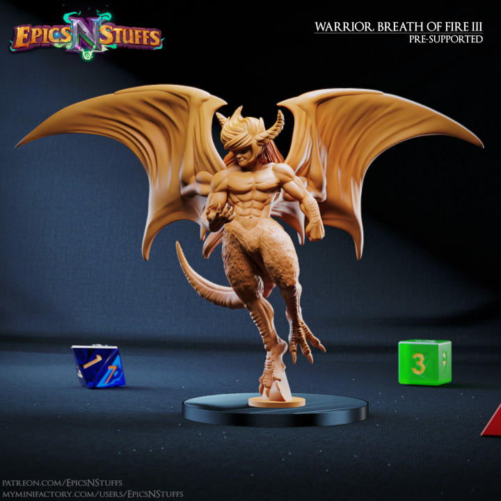 Warrior, Breath of Fire III Statue, Pre-Supported image