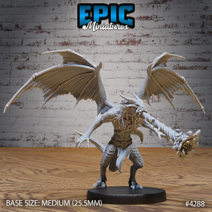 3D Printable Draconic Demon Copper Set / Winged Demon / Beast