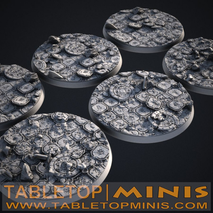Ancient Ruins 70x70mm Bases