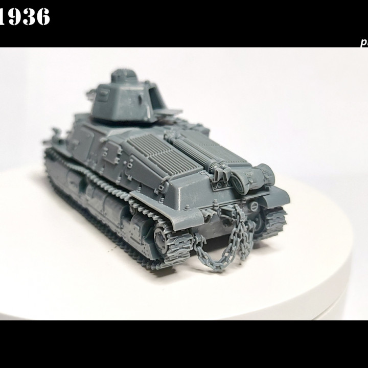 3D Printable Somua S35 by Counlane Models