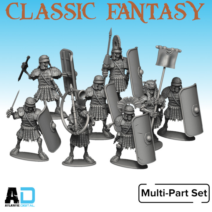 Classic Fantasy Skeletal Roman Legionaries image