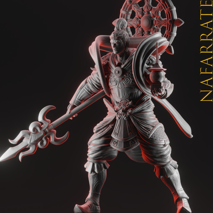 3D Printable Bishamonten : God of warriors by Nafarrate Designs