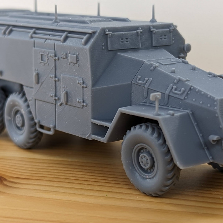 STL PACK - 16 BRITISH wheeled armored cars of WW2 (1:56, 28mm) - PERSONAL USE image