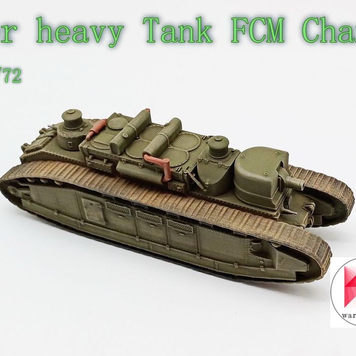 Super heavy Tank FCM Char 2C - Champagne (France, WW2)